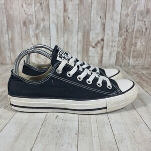 Converse All Star Chuck Taylor Low Top Black White Canvas‎ Women's Shoes